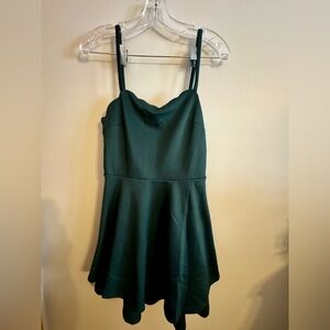 Speechless Dark Green Mini Dress